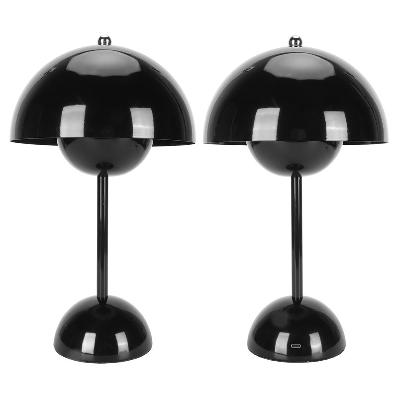 Cordless Table Lamp Iron Touch Dimmable USB Rechargeable Modern LED