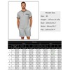 Jahetuul Shorty Pyjamas Men's Set Summer Cotton Sleepwear Round Neck