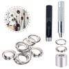 Grommet Tool Kit, Grommet Eyelets Discs Eyelet Pliers Set and