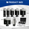 SHDIATOOL Diamond Core Drill Bits Set Hole Saw Kit for