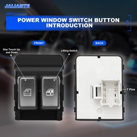 JALIAMTE Master Power Window Switch Compatible with 1996 1997 1998 1999 2000 Chevy Express 1500/2500/ 3500 & GMC Savana 1500/2500/ 3500 Van Replace#15728438, 901-051