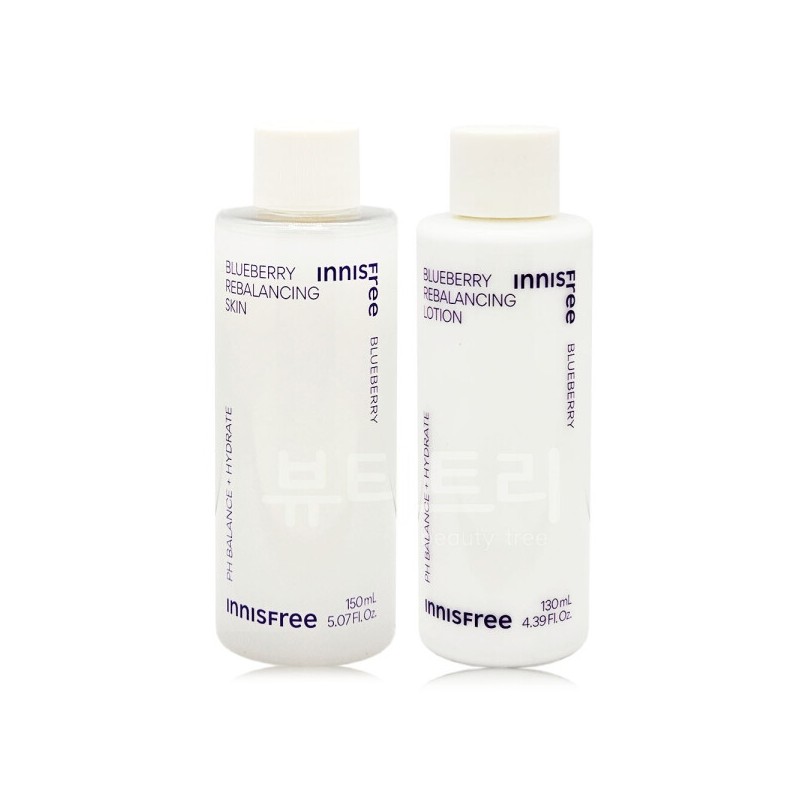 Innisfree Blueberry Rebalancing Skin 150ml + Lotion 130ml / 이니스프리
