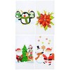 Christmas Cellophane Treat Bags with Ties, Large 5x3x11.5-in. 25-ct Each-