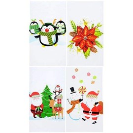 Christmas Cellophane Treat Bags with Ties, Large 5x3x11.5-in. 25-ct Each- Pack of 2