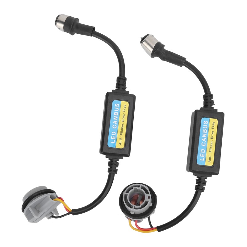 2pcs 1157 LED Decoder 5W 12-24V Load Resistor Flash Warning