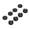 4 Set Speaker Spikes Floor Protector Metal Speaker Isolation Stand