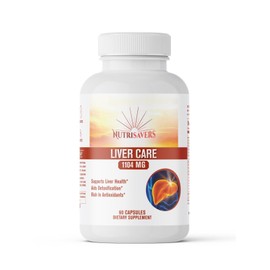 NutriSaver Liver Care: Natural Health Supplements, Helps Liver Health, 60 Cap, Pack of 3
