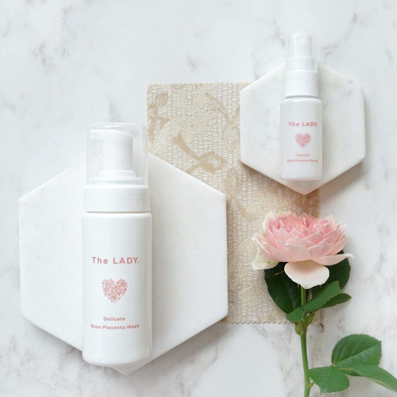 The LADY. Versailles Rose Fermented Soap, Delicate Zone, Rose Placenta,