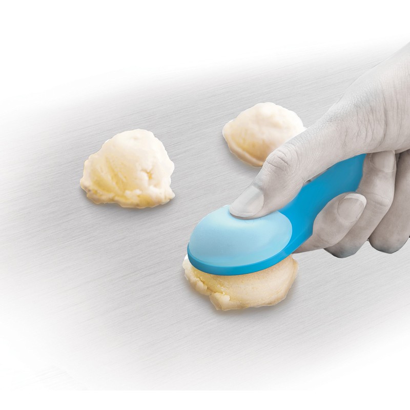 Talisman Designs 2 Piece Set, BPA-Free Silicone Cookie Scoop and