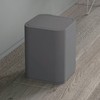 Gedy Seventy Waste Bin, Thermoplastic Resins, Grey, Colour