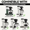 Coffee Filters #4 Compatible with Moccamaster Coffee Machine, 100 Pcs