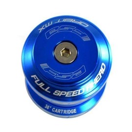 FSA Orbit MX 1-1/8Inches Threadless MTB Road Headset with Top Cap, Blue , XTE1505