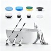 Cepillo Electrico para Baño Limpieza, con 9 Cabezales Intercambiables, Cepillo