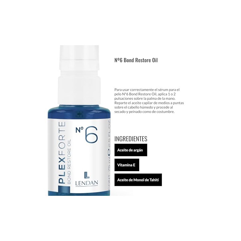 Lendan Plex Forte Bond Restore Oil N6 Cont. 75ml E