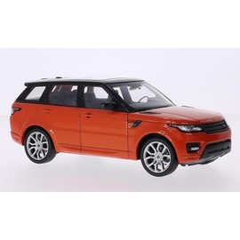 Land Rover Range Rover Sport, metallic-dunkelorange/schwarz, Modellauto, Fertigmodell, Welly 1:24