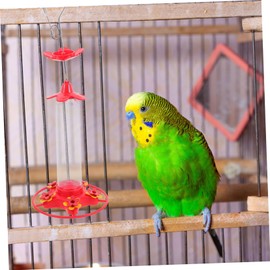 Kisangel 2pcs Hummingbird Feeder Design for Outdoor Garden and Clean Hanging Bird Feeder for Patios and Yards