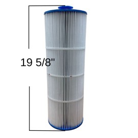 Discount Pool Mart DPM Cartridge Replacement for Baker-Hydro HM-50 Hydro-Mite Series 50 Sq Ft Pleated Element 1 Pack Made in USA | C-7605 17-B2055 FC-0720 PBH50 (50 Sq Ft (19 5/8" Height))