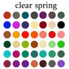 CafePress Color Analysis Card Clear Spring Folded Greeting Card Glossy