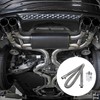 FarBoat 1Pcs Generator Muffler Silencer Kit Stainless Steel Diesel Heater