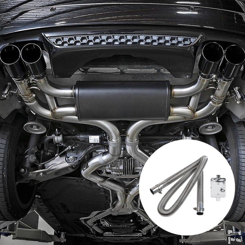 FarBoat 1Pcs Generator Muffler Silencer Kit Stainless Steel Diesel Heater