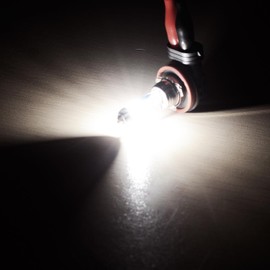 Asasytal H8 Halogen Headlight Bulb 12V 35W 4300K Super Bright Warm White Car Fog Light Motorbike Headlight Standard Replacement Bulb, 2 Pcs