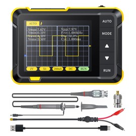 Handheld Digital Oscilloscope Multimeter, DSO152 2.8" TFT Kit - Portable Automotive Pocket Oscilloscope, 2.5MS/s High Sampling Rate, 200KHz Bandwidth, Trigger Function Auto/Normal/Single