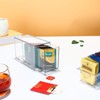 DAZZLIFE 3 Pack Tea Bag Drawers Organizer Clear Acrylic Tea
