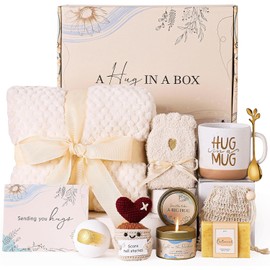 Cesta de Regalo Feel Better para Mujeres - Paquete de Cuidado y Bienestar Postoperatorio