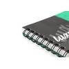 Luxpad A5 Twin Wire Hardback Notebook. 200 Feint Ruled Pages