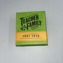 Original Famous Teacher Family Brand old Fashioned Foot Soak Kit Sealed NEW