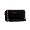 GUESS Women's Daryna Status Crossbody Shoulder Bag, black