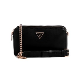 GUESS Women's Daryna Status Crossbody Shoulder Bag, black