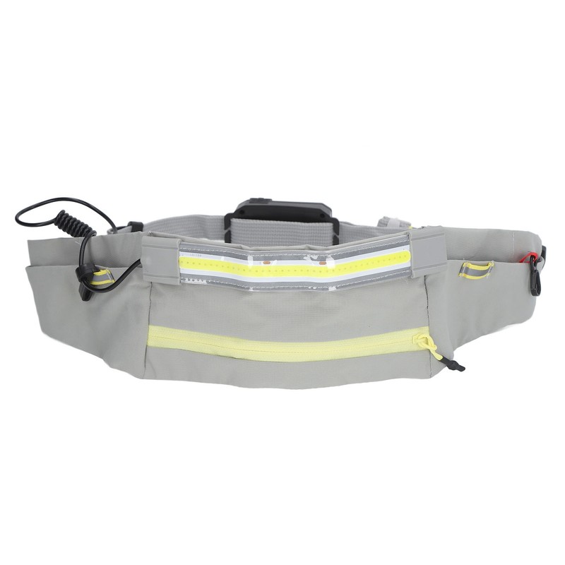 COB Belt Light 5 Modes Waterproof Breathable LED Waist Bag