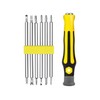 Samcos Triangular Screwdriver, Torx Screwdriver, Star-shaped Special Screwdriver, 12-IN-1, T5,
