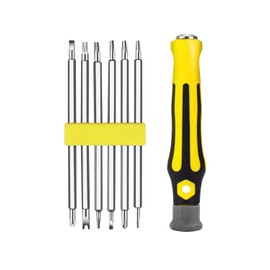 Samcos Triangular Screwdriver, Torx Screwdriver, Star-shaped Special Screwdriver, 12-IN-1, T5, T6, T7, T8, T10, T15, Special Precision Phillips Slotted Screwdriver Set, Repair, Disassembly, Replacement, Tool, Furniture Assembly, Car Tool, Camera, Smartph