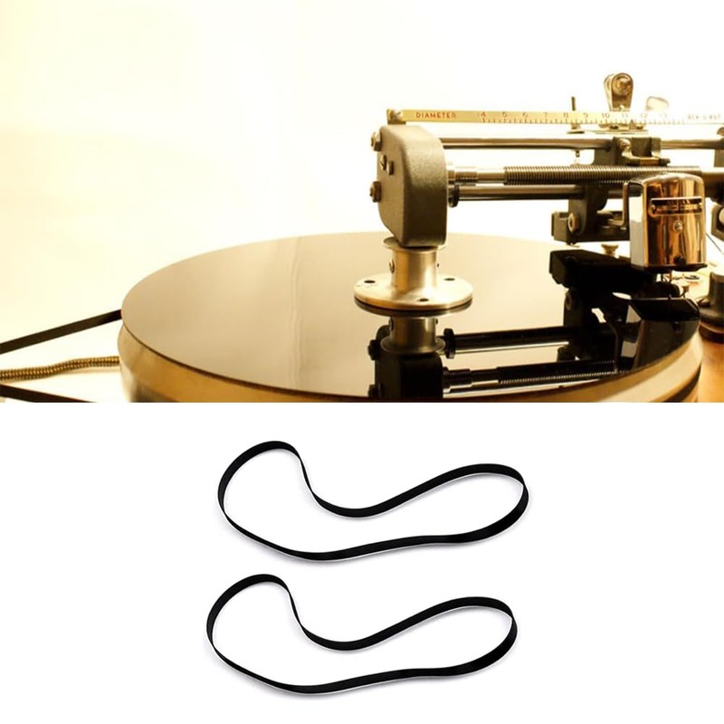 Turntable Drive Belt, 270mm, 2-Pack, for Nostalgia Record Players and