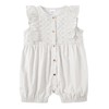 Jimonda Baby Girl Lace Ruffle Romper Openwork Floral Clothes Summer