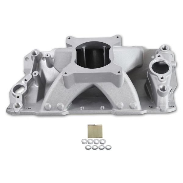 2031 Intake Manifold Aluminum Single Plane Compatible with Chevy SBC