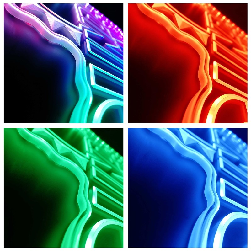 ADVPRO Sunday Brunch Breakfast Lunch RGB Dynamic Glam LED Sign