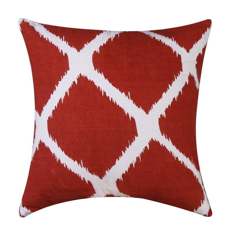 Dekor World Cotton 2 Piece Ikat Printed Cushion Cover -