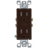 Leviton 15 Amp Decora Tamper-Resistant Duplex Electrical Wall Outlet, T5325,