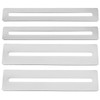 4pcs Guitar Fingerboard Guards Guitar Luthier Maintenance Kit Stainless Steel