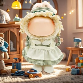 YONGDONG Plush Clothes, Clothes Only, 5.9 inches (15 cm), 6.7 inches (17 cm), Plush Doll Clothes, Cute, Costume, Dress-Up, DIY Accessories, Doll Suit, Jumpsuit, Photo Path for Dolls, Generations of