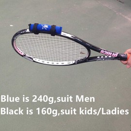 lianth Raqueta de tenis para entrenamiento de pesas, raqueta, dispositivo para añadir peso, tenis