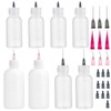 KIGITIK 8 Pack 30ml+50ml+100ml Precision Applicator Bottle, Glue Tip Bottle,