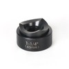 ZUVER 1-1/4" (43mm) Conduit Punch and Die Black Oxide Finish,