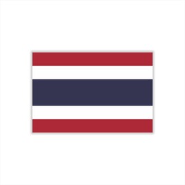 Womaha 30 Pcs Individual Temporary Thailand Flag Tattoos Fans Face Tattoo Stickers for Adults Kids Group Activity Props