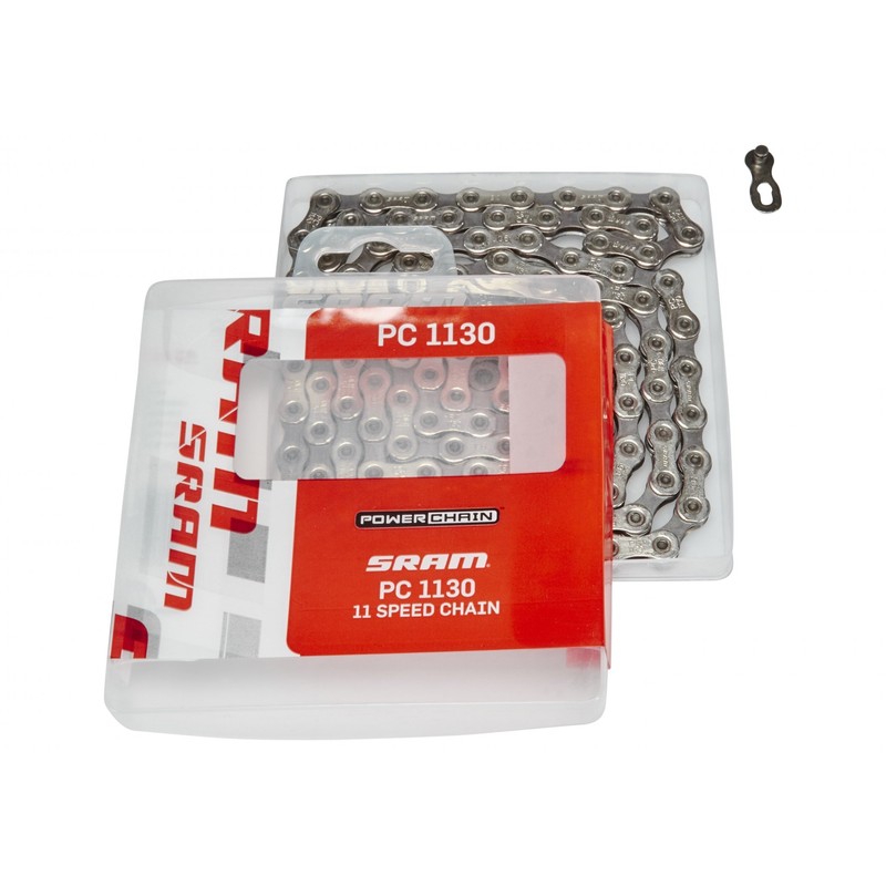 SRAM PC 1130 11-Speed Solid Pin Bicycle Chain with PowerLock
