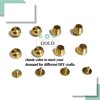 Honigo 8 Pack Gold Rivets Stud Handbag Purse Feet 1/2