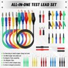 SWANLAKE 43-Piece Back Probe Kit, 30A Multi-Angle Test Probe, 4mm